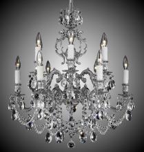  CH9552-A-12G-PI - 6+6 Light Rosetta Chandelier